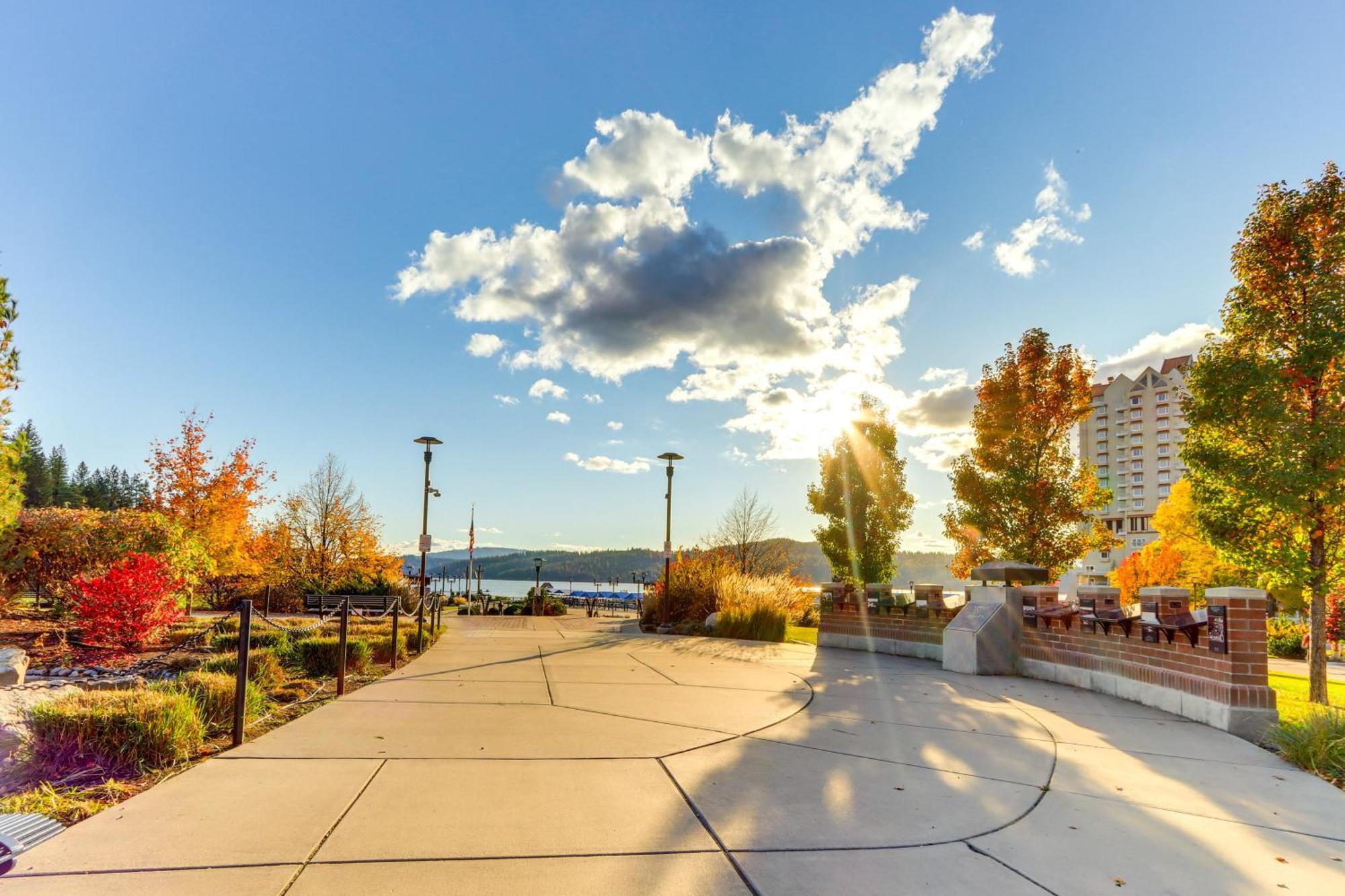 Modern Coeur Dalene Getaway Condo Walk Downtown! Coeur d'Alene Eksteriør bilde